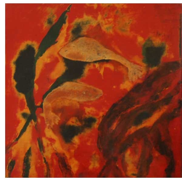 Découvrez l'œuvre Tableau laqué Vietnamien : Les poissons en liberté de Shuilem, réalisée en 2019, une expressionniste…