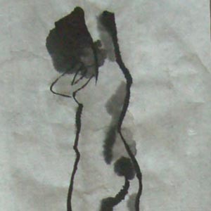Dessin encre de chine de Shuilem, 2025, EC171 - Voir la description de l'œuvre et en savoir plus sur l'artiste.
