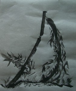 Découvrez la peinture abstraite de Shuilem, EC182, 1999. Une œuvre de dessin encre de chine qui évoque la tranquillité et…