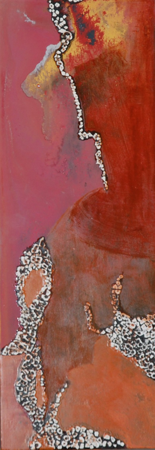 Tableau art laqué abstrait expressionniste de Shuilem, 2005