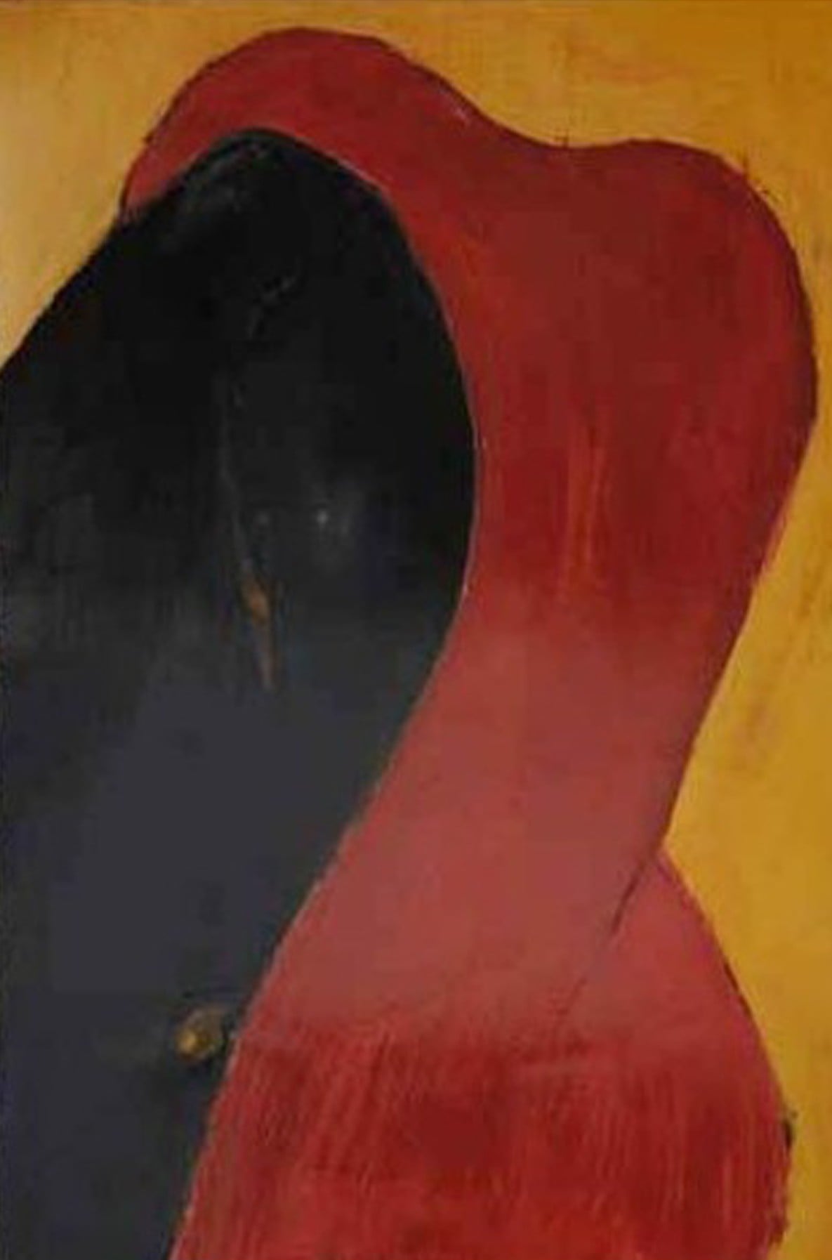Tableau laqué Femme aux cheveux longs