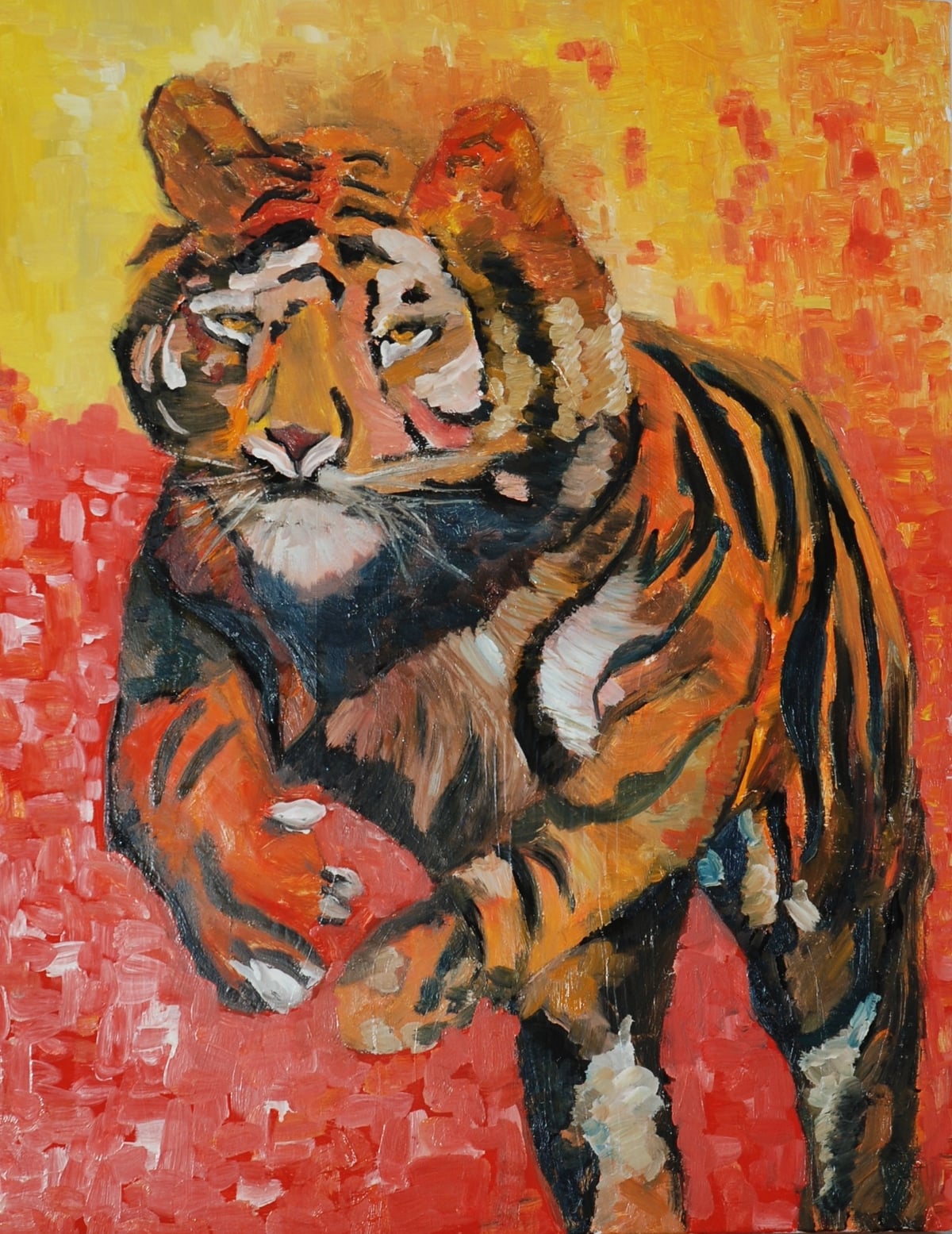 Le tigre affectueux