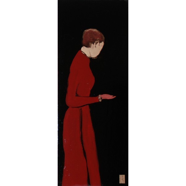 Tableau laqué L'humilité est mon métier — tableau laqué