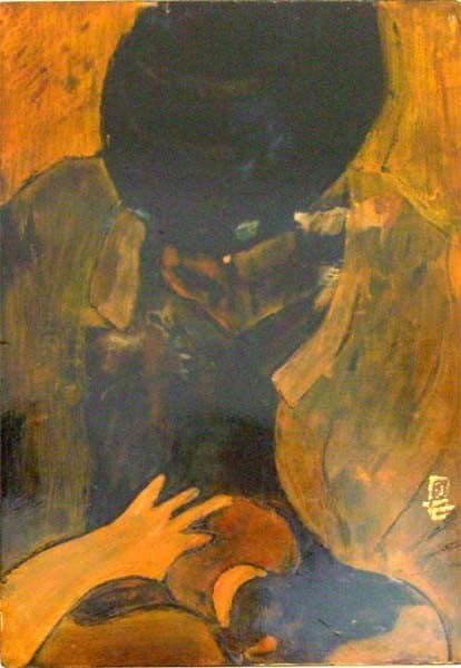 Tableau laqué J'ai faim