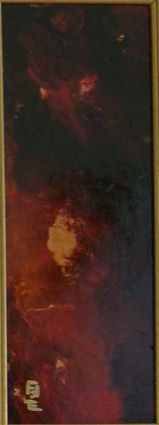 Tableau laqué Une ombre dans la nuit