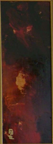 Découvrez l'œuvre Tableau laqué Une ombre dans la nuit de Shuilem, créée en 2003. Une œuvre abstraite et sombre qui invite…