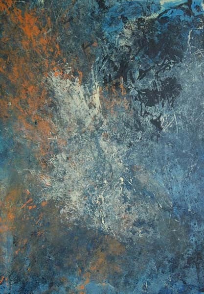 Tableau laqué Il restait de la peinture dans le bol de riz