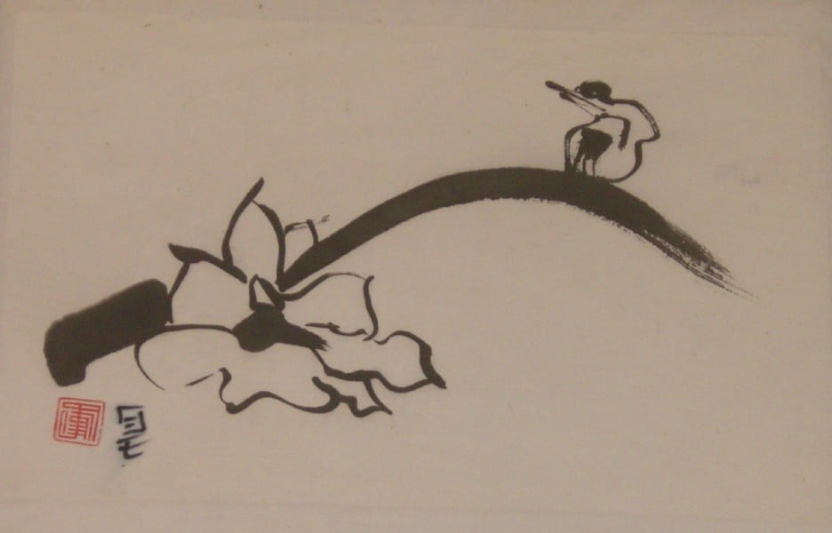 L'orchidée et l'oiseau