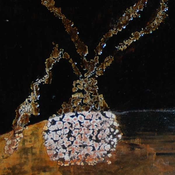 Tableau laqué Un pot à l'oeuf