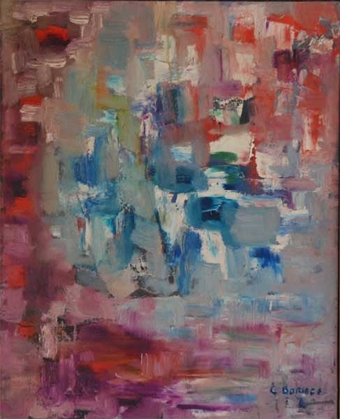 Huile sur toile Promenade de couleurs